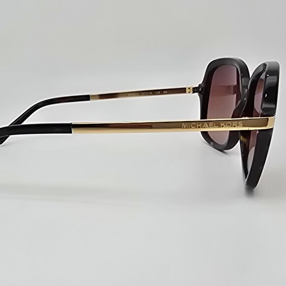 Michael Kors MK2024 Adrianna II Tortoise Frame Brown Gradient Lens Sunglasses - Picture 5 of 12